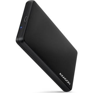 Axagon EE25-SLC drevkabinet HDD/SSD kabinet Sort 2.5