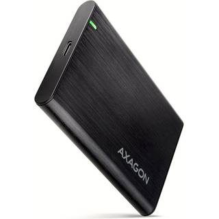 Axagon EE25-A6C drevkabinet HDD/SSD kabinet Sort 2.5