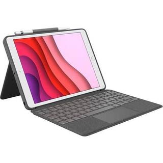 Logitech Combo Touch for iPad 10.9" (10th gen) - Oxford Grey - ND - Tastatur & Folio sæt - Nordisk - Grå