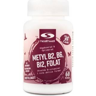 Metyl B6, B12, Folat, 60 kapsler