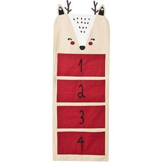 Christmas Kids Rensdyr Adventskalender Rød/Beige One Size      Unisex