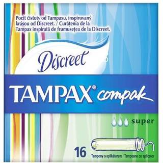 Tampax Compak Super tamponer med applikator 16 stk. - 16 stk.