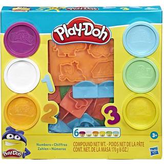 Hasbro Play-Doh Fundamentals-10 numre plus flere form Stamper-v?rkt?jer plus 6 farver af play-doh