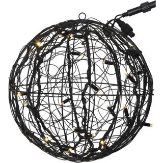 Star Trading 465-97 System LED 35Cm Kugle, sort ➞ På lager - klar til levering