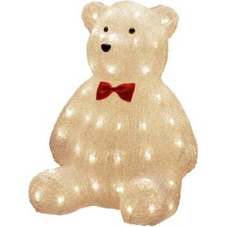 Teddybjørn LED-dekofigur klar IP44 højde 38 cm