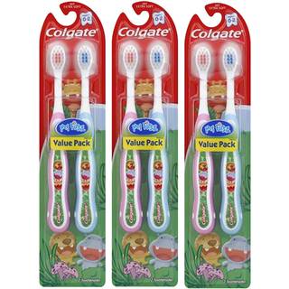 Colgate min f?rste baby og sm?b?rn tandb?rste ekstra bl?d tandb?rste 6 t?lling
