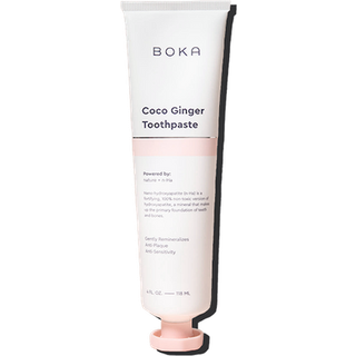 Boka fluorid Gratis tandpasta-nano hydroxyapatit remineraliserende følsomme tænder hvidt- tandlæge anbefalet til voksne børn oral pleje- citron l