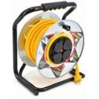 Kabeltromle med forlængerkabel AWTools AW70265; 50 m; 3x2,5 mm; IP44