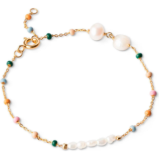 Lola Perla Bracelet - Dreamy/Pearl - Enamel - Guld One Size