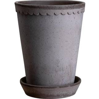 Bergs Potter Helena krukke høj Ø14 cm Grå