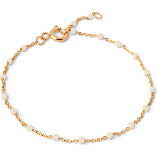 Enamel - Lola DAISY armbånd  i forgyldt sølv