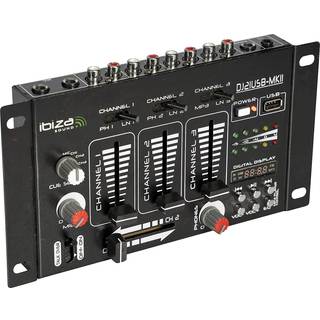 Ibiza DJ21-MKII 4-kanals DJ Mixer
