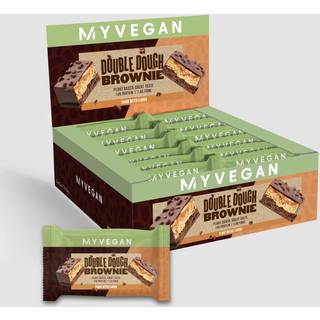Vegan Double Dough Brownie - Jordnøddesmør