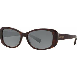 Coach HC8168 L156 512013 56 Solbriller Kvinder Tortoiseshell - Dark Tortoise - 56mm