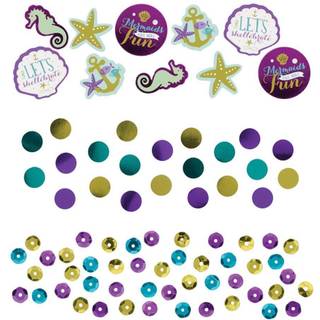 Havfrue konfetti 34 g. - Mermaid Wishes