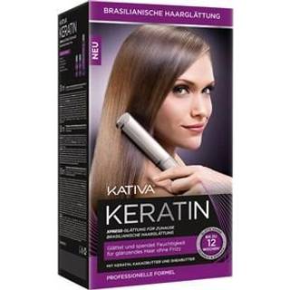 Kativa Hår Specials Keratin Xpress hårglatter Shampoo 30 ml + Conditioner 30 ml + Smoothing Mask 150 ml + Gloves 1 Stk. (122,00 kr / 1 stk.) - 1 Stk.