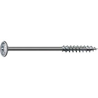 SPAX 0251010601605 Træskrue 6 mm, bakkehoved, wirox 6 x 160 mm, pakke med 100