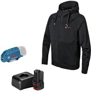 Bosch GHH 12+18V XA Varmehoodie str. S inkl. batteri og lader