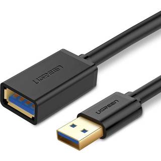UGREEN USB-A 3.0 forlængerkabel han til hun, 3m - Sort