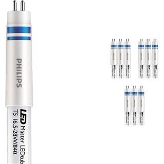 Fordelspakke 10x Philips LED Lysrør T5 MASTER (HF) High Efficiency 16.5W 2500lm - 840 kold hvid | 115cm - erstatter 28W