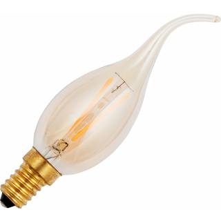 FORÅRSUDSALG - E14 - SPL Tip Candle - Amber - 100lm - 2200K - CRI 93 - Dæmpbar
