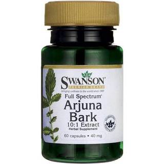 Fuldspektret Arjuna Bark (10:1) ekstrakt, 40 mg - 60 kapsler