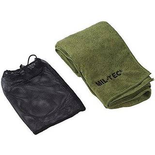 Håndklæde i microfiber fra Mil-Tec - Oliven grøn