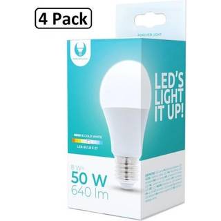 LED-pære E27 A60 8W 230V 6000K 640 lm