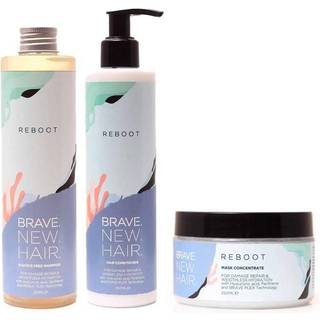 3-pack Brave. New. Hair. Reboot Schampoo + Conditioner + Mask