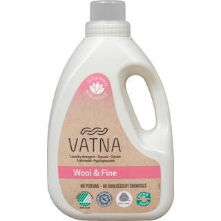 Vatna Wool & Fine Vaskemiddel 1 l ➞ På lager - klar til levering og afhentning
