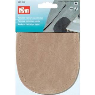 Prym Albuelapper Imiteret Ruskind 10x14 cm Indeholder 2 stk. Anvendelse: Til påsyning eller påstrygning Materiale:Imiteret Ruskind Vaskes ved skåneprogram 30 grader / Må stryges op til 150 grader.