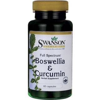 Fuldspektret Boswellia og Curcumin, 300 mg - 60 kapsler