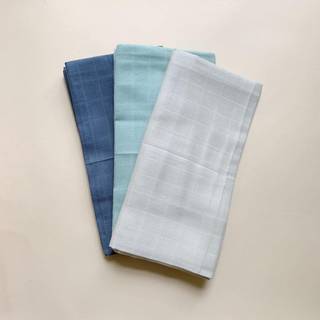 HAPS Nordic Stofbleer - 70x70cm. - 3-Pak - Solid Cold