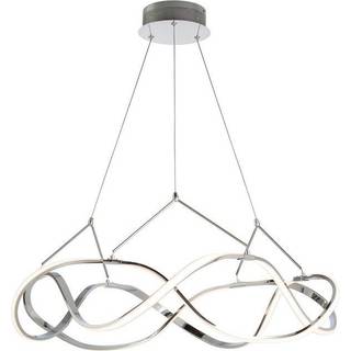 LED-hængelampe Molly, krom, dæmpbar, Ø 80 cm
