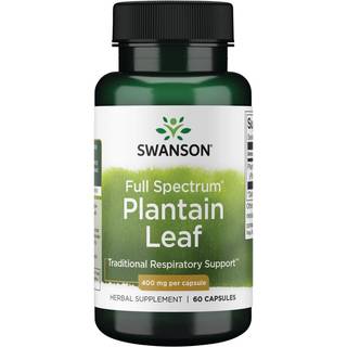 Fuldspektret Plantainblad, 400 mg - 60 kapsler