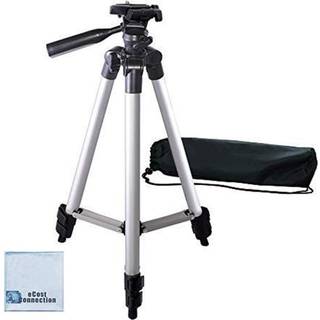 50 tommer aluminiumskamera stativ til Canon Nikon Sony Samsung Olympus Panasonic & Pentax + ECOST Microfiber