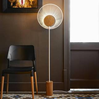 Forestier - Oyster Gulvlampe White