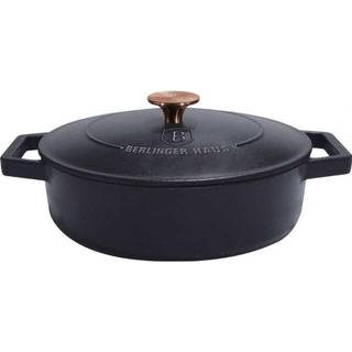 Berlinger Haus - Støbejernsgryde ø26 cm / 2.57L - El / Gas / Induktion - Black Rose Edition