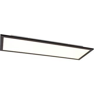 Loftslampe sort 80 cm inkl. LED med fjernbetjening - Liv
