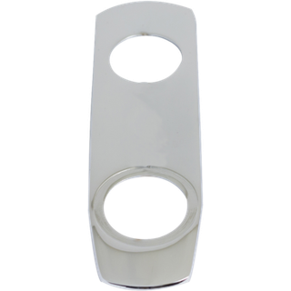 Habo Dækplade 60, 215 mm Krom