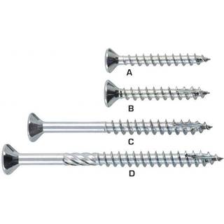 ITW SPUN®+, Elforzinket - Universalskrue - 5,0 x 30 - 153441