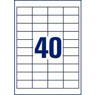 Europe E100 Etiket | 48,5x25,4 mm | 4000 stk.