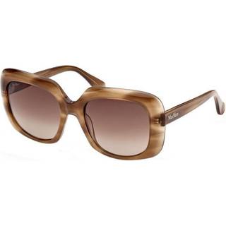 Max Mara MM0038 47F 55 Solbriller Kvinder Brun - Transparent Striped Brown - 55mm
