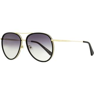 LONGCHAMP Kvinde LO684S 722 Solbriller Metal Sort Grå Pilot Skygge