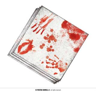 Blutige Party Servietten 20 Stück
