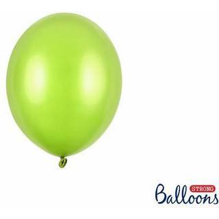 Lime balloner, 100 stk metallic 5"