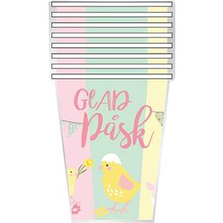 Glad Påsk papkrus, 8 stk