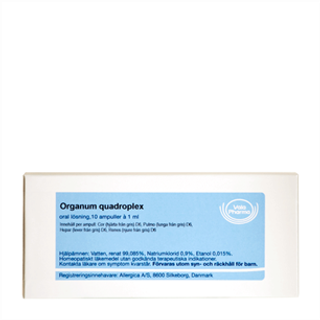 Allergica Organum quadroplex - 10 x 1 ml
