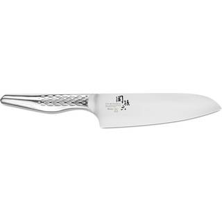 KAI Seki Magoroku Shoso Santoku 16,5 cm - Klinge & Griff Edelstahl - Silber