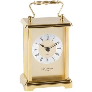 Widdop Brass Effect Carriage Clock - C1787